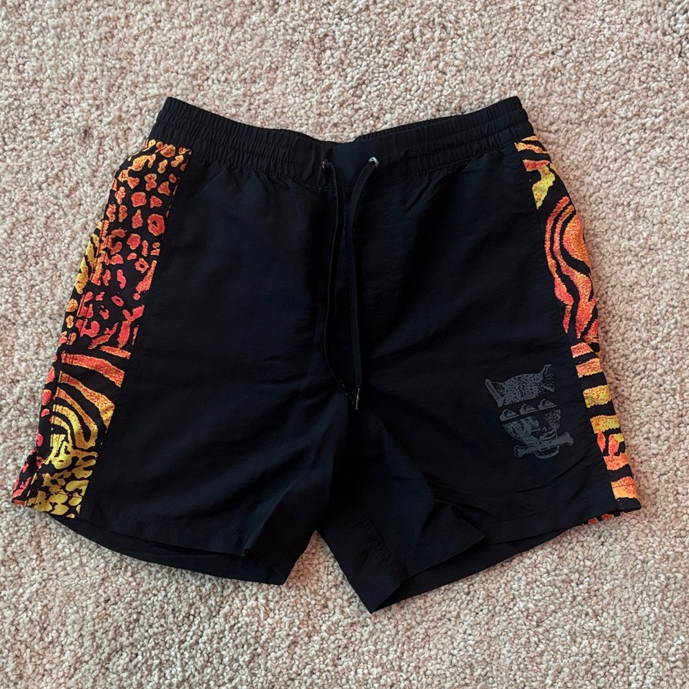 Quiksilver Black and Multicolor Men's Shorts